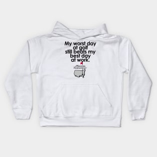 that is why I love golf Kids Hoodie